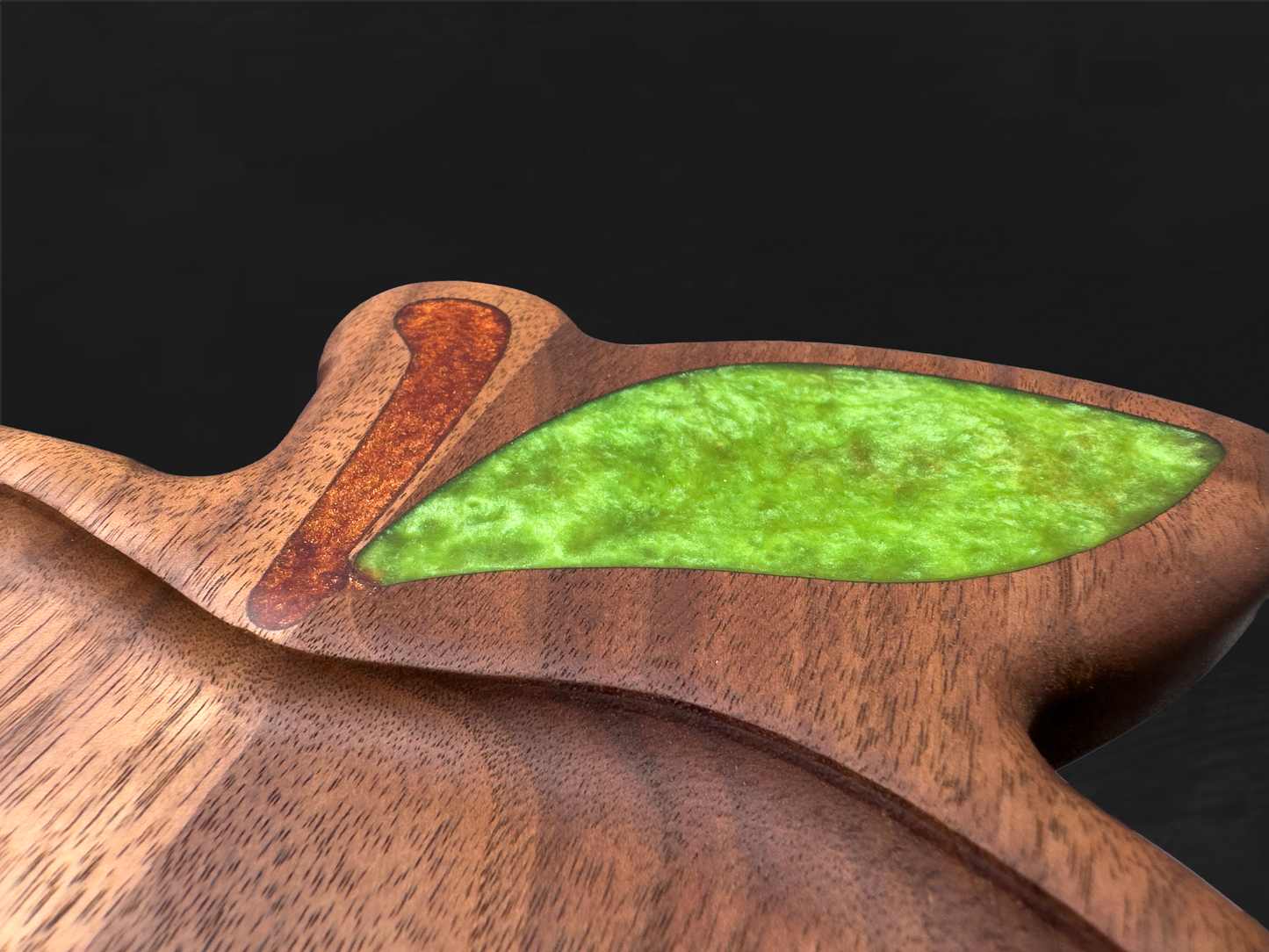 Walnut Apple Plate
