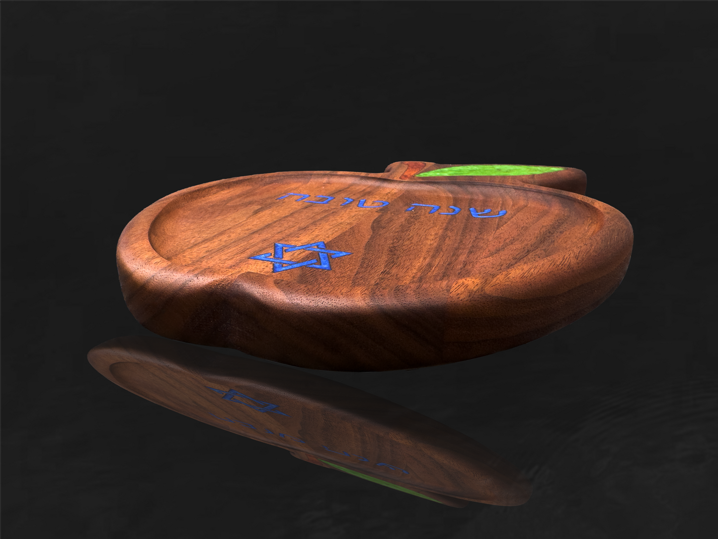 Walnut Apple Plate